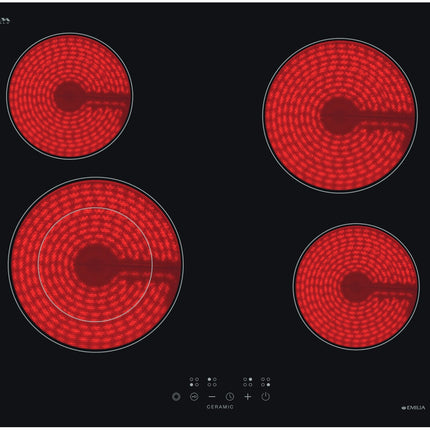 Emilia 60cm 4 Zone Ceramic Cooktop | EMCER64E