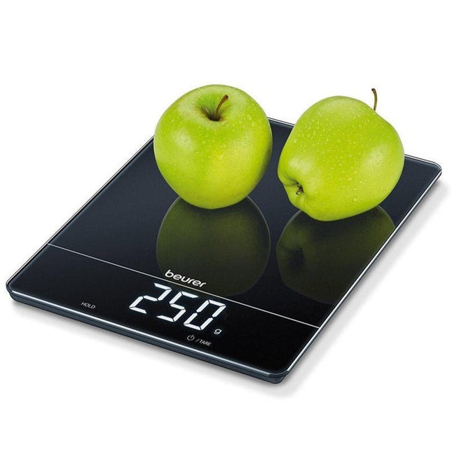 Beurer Digital Glass Kitchen Scale - Black | KS34 - Madari