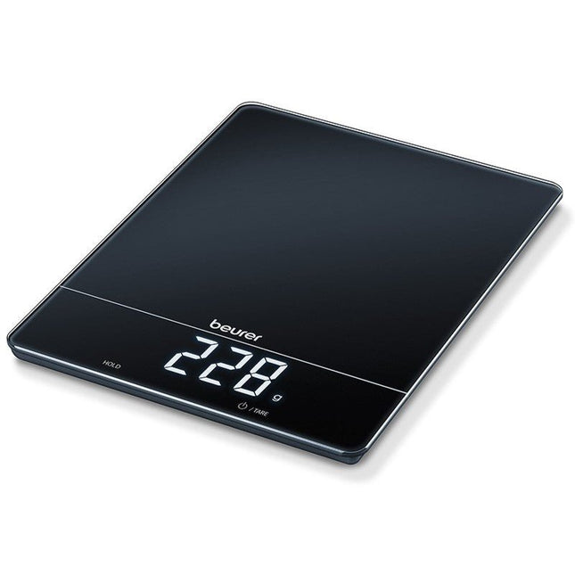 Beurer Digital Glass Kitchen Scale - Black | KS34 - Madari