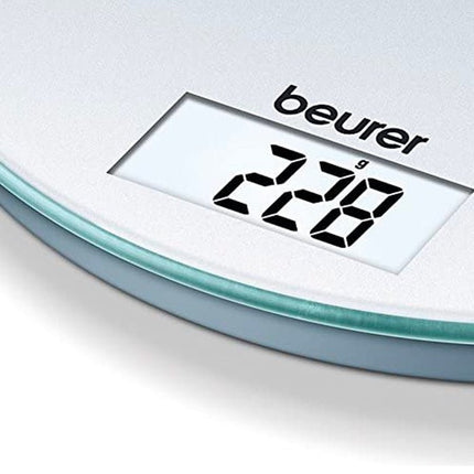 Beurer Digital Round Glass Kitchen Scale | KS28 - Madari