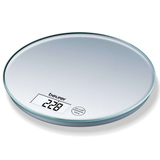 Beurer Digital Round Glass Kitchen Scale | KS28 - Madari