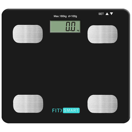 FitSmart Electronic Floor Body Scale - Black | 10001727 - Madari