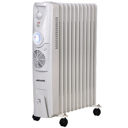 Heller 2400W 11 Fin Oil Heater with Fan & Timer | HOCH11FT - Madari