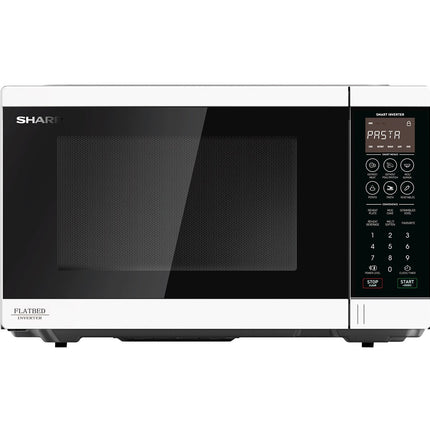 SHARP 1200W Flatbed Microwave - White | SM327FHW - Madari