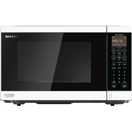 SHARP 1200W Flatbed Microwave - White | SM327FHW - Madari