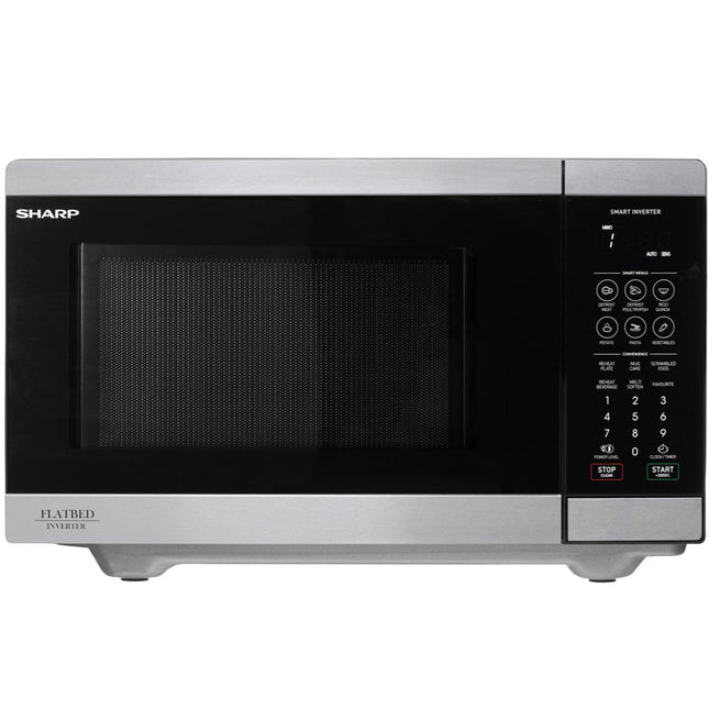 SHARP 26L Flatbed Microwave Oven - Stainless Steel | SM267FHST - Madari