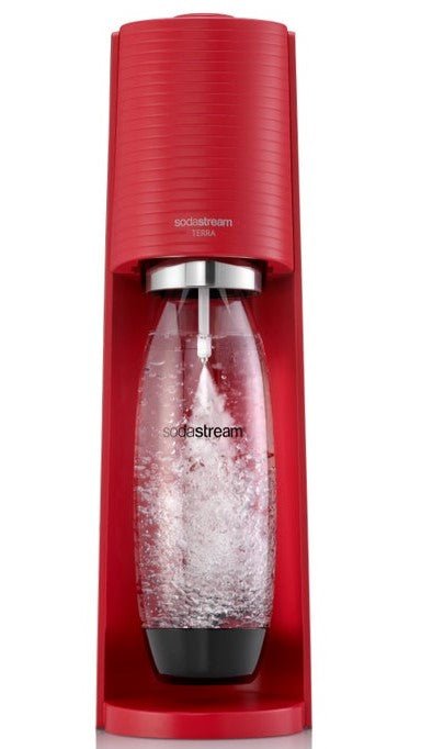 SodaStream Terra Sparkling Water Maker - Red | 1012811612 - Madari