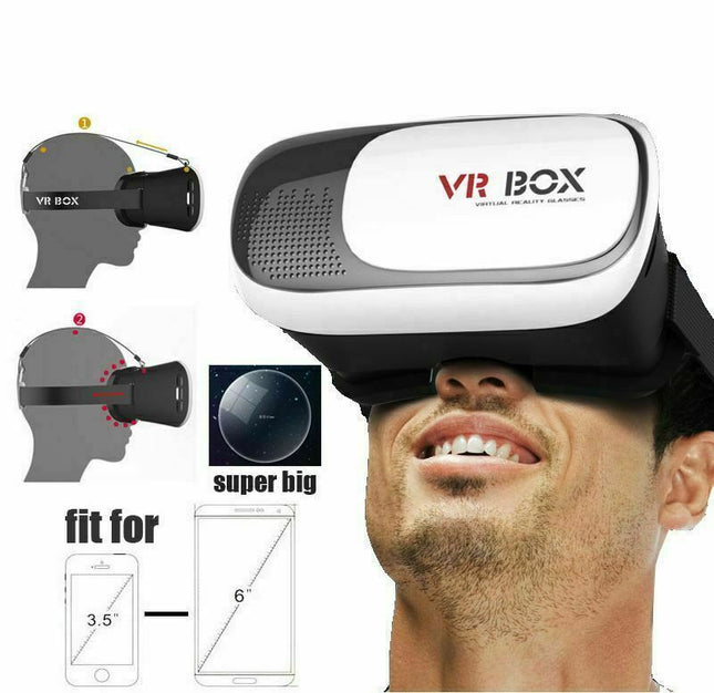 3D VR BOX Headset 2.0 Virtual Reality Glasses Goggles for Android smartphone - Madari