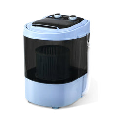 Devanti 3KG Mini Portable Washing Machine Shoes Wash Top Load Spin Camp Caravan - Madari
