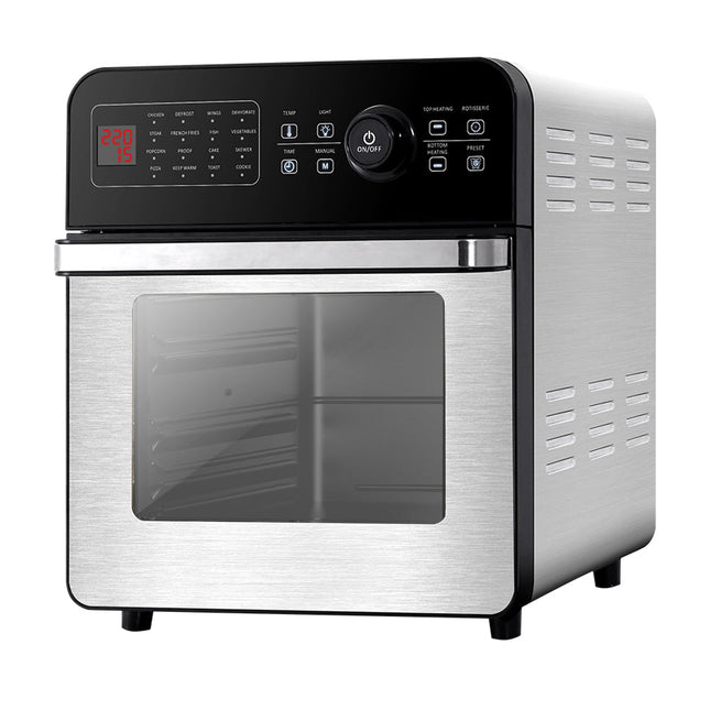 Devanti Air Fryer 18L Fryers Oil Free Oven Airfryer Kitchen Cooker Accessories - Madari