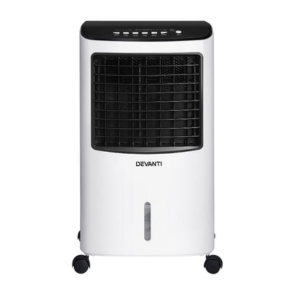 Devanti Evaporative Air Cooler Conditioner Portable 8L Cooling Fan Humidifier - Madari