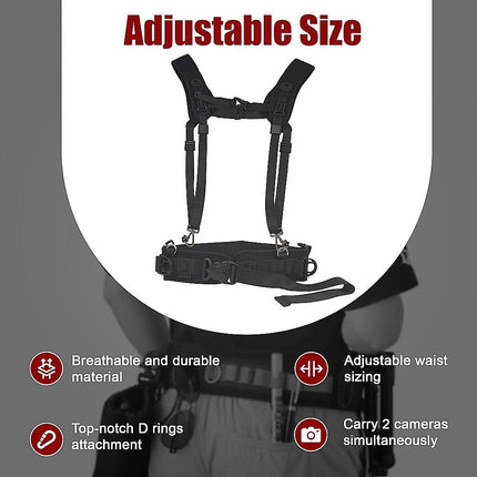 Electronics Accessories Bundle Waistband Shoulders Strap Kit SLR/DSLR Cameras - Madari