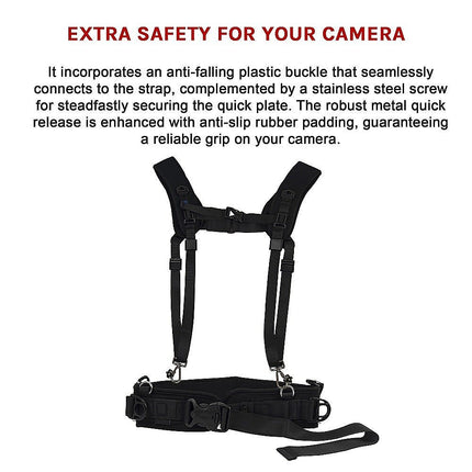 Electronics Accessories Bundle Waistband Shoulders Strap Kit SLR/DSLR Cameras - Madari
