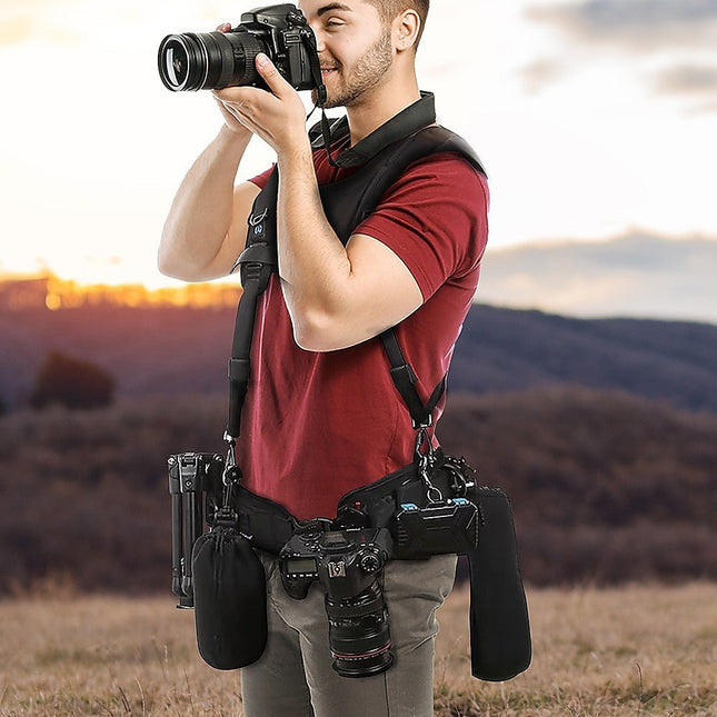 Electronics Accessories Bundle Waistband Shoulders Strap Kit SLR/DSLR Cameras - Madari
