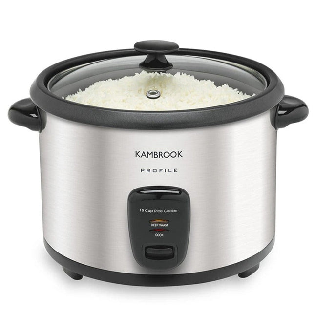 Kambrook Profile 10 Cup Rice Cooker | KRC350BSS - Madari