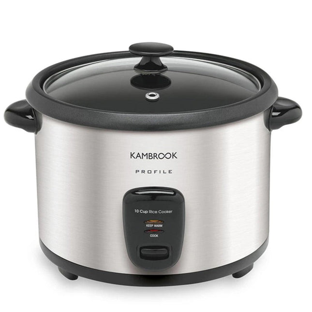 Kambrook Profile 10 Cup Rice Cooker | KRC350BSS - Madari