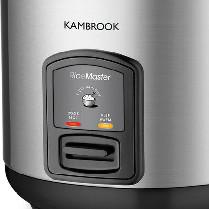 Kambrook Rice Master 5 Cup Rice Cooker & Steamer | KRC405BSS - Madari