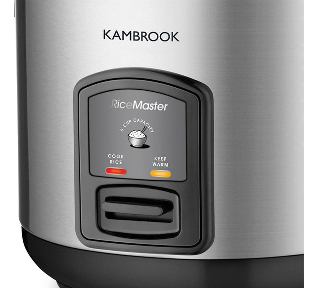 Kambrook Rice Master 5 Cup Rice Cooker & Steamer | KRC405BSS - Madari