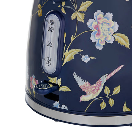 Maxim 1.7L Laura Ashley Elveden Kettle Blue & Silver | SBEK858BS - Madari