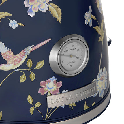 Maxim 1.7L Laura Ashley Elveden Kettle Blue & Silver | SBEK858BS - Madari