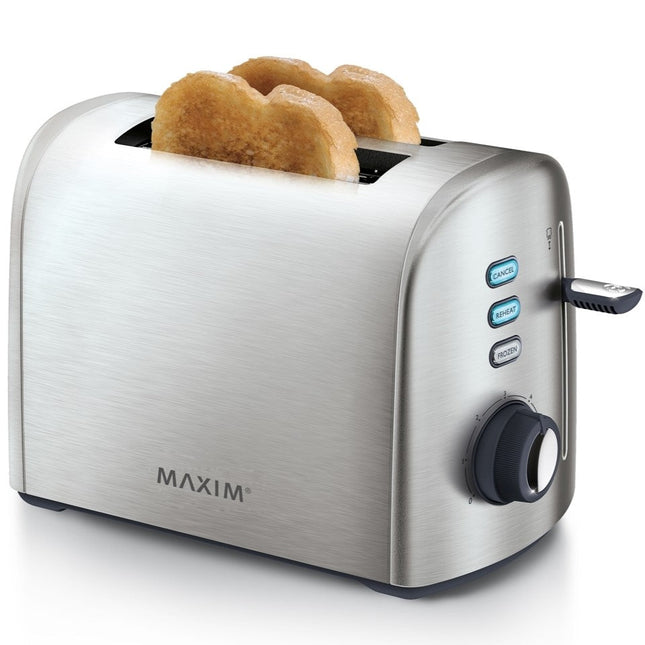Maxim Kitchen Pro 2 Slice Automatic Stainless Steel Toaster | M2TSS - Madari