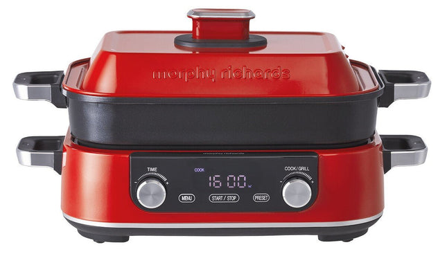 Morphy Richards Multifunction Cooking Pot - Red | MRMP3RD - Madari