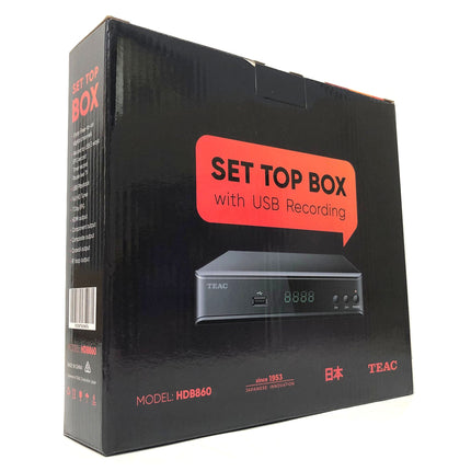 New Teac Full HD Digital TV Set Top Box DVB-T HDMI USB Recording - Madari
