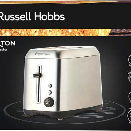 Russell Hobbs Carlton 2 Slice Toaster | RHT82BRU - Madari