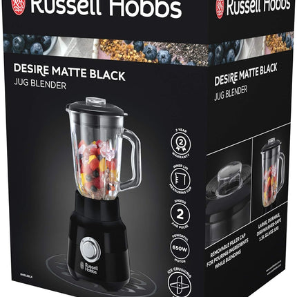 Russell Hobbs Desire Matte Black Blender | RHBL5BLK - Madari