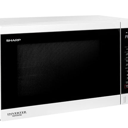 SHARP 1200W Flatbed Microwave White | SM327FHW - Madari