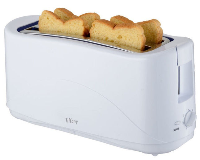 Tiffany 4 Slice Toaster - White | TTW4 - Madari